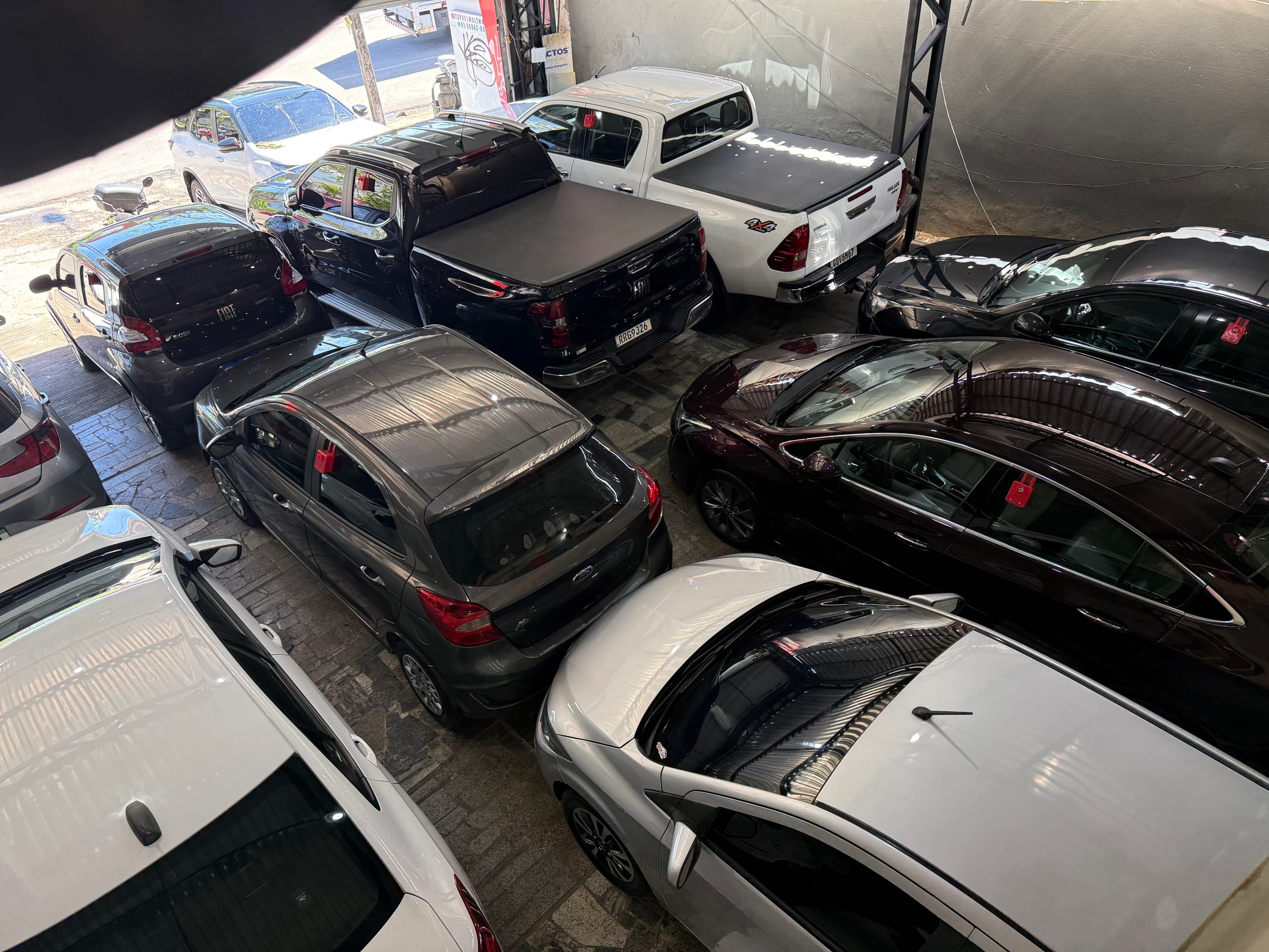 Interior do showroom