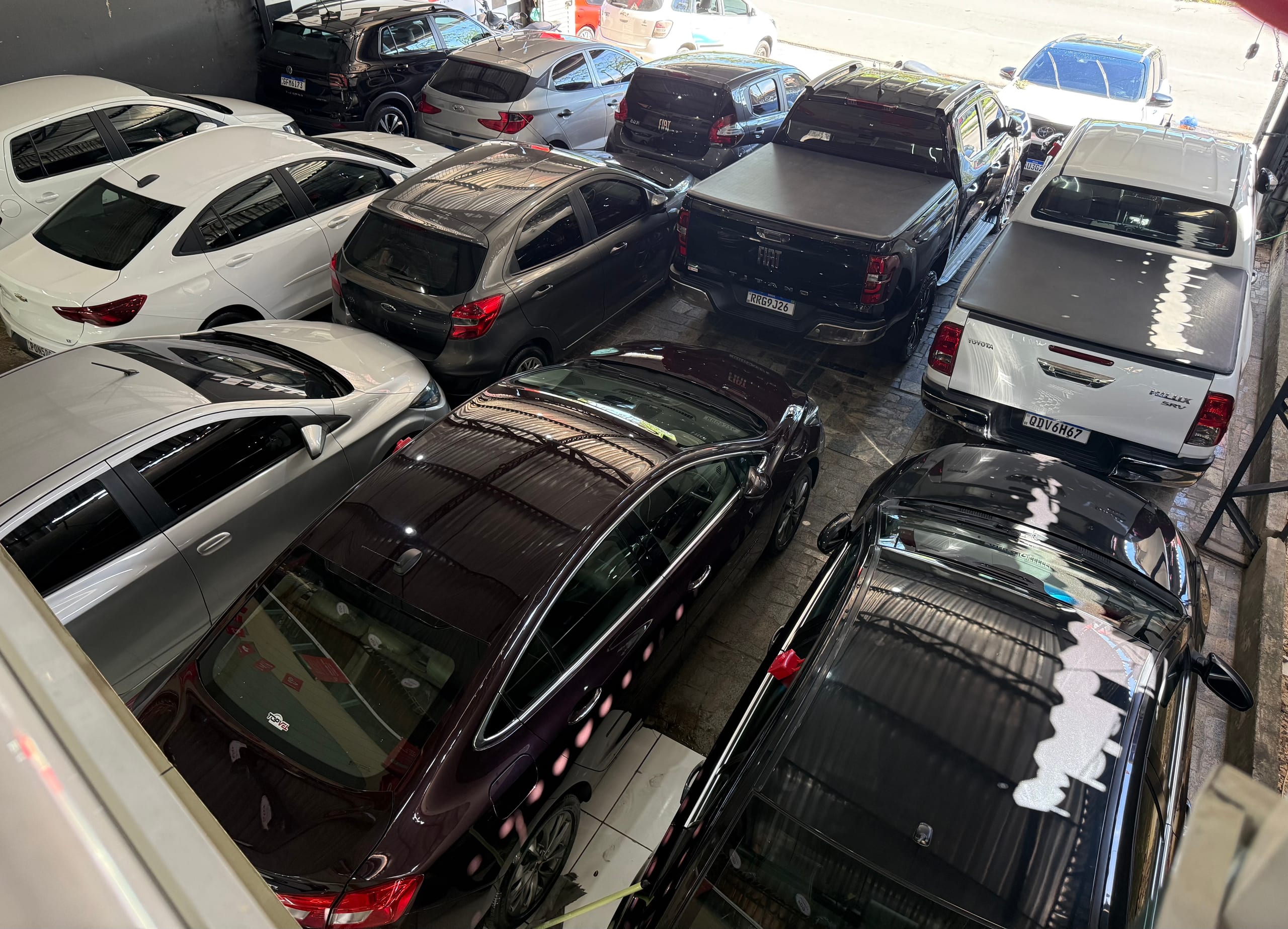 Interior do showroom
