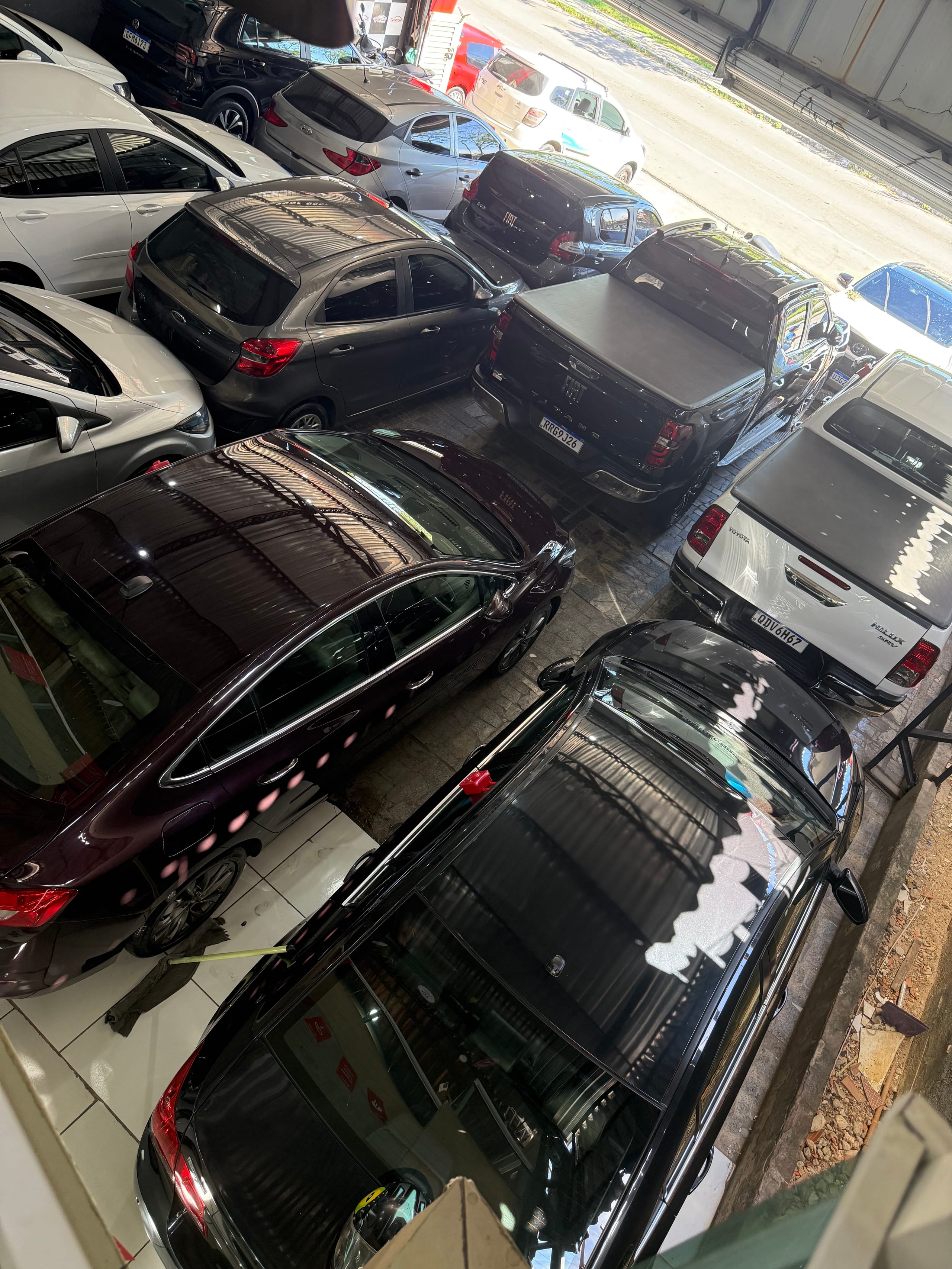 Interior do showroom