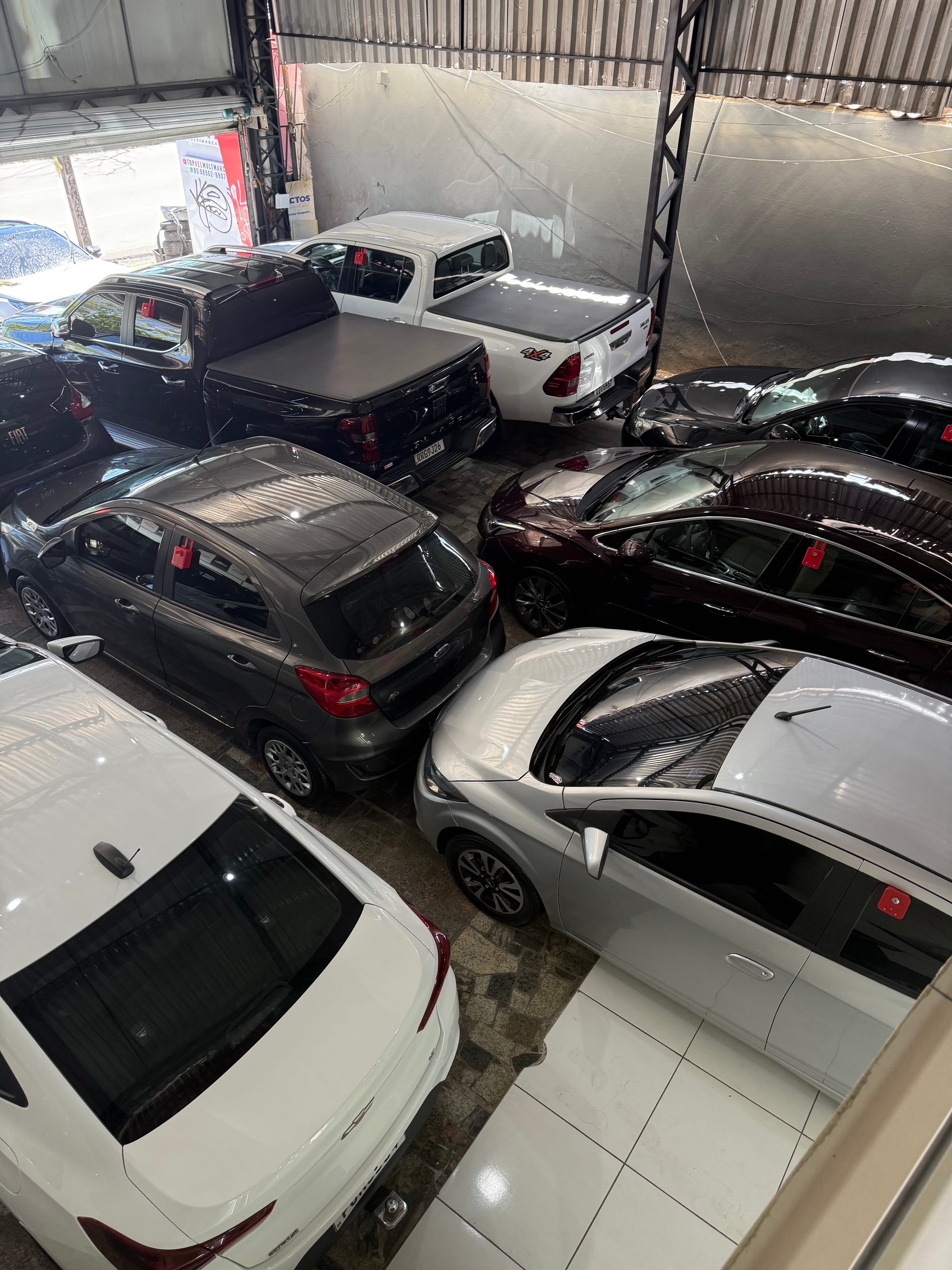 Interior do showroom